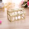 Vintage Transparent Storage Box Candy Trinket Jewelry Holder Organizer Container