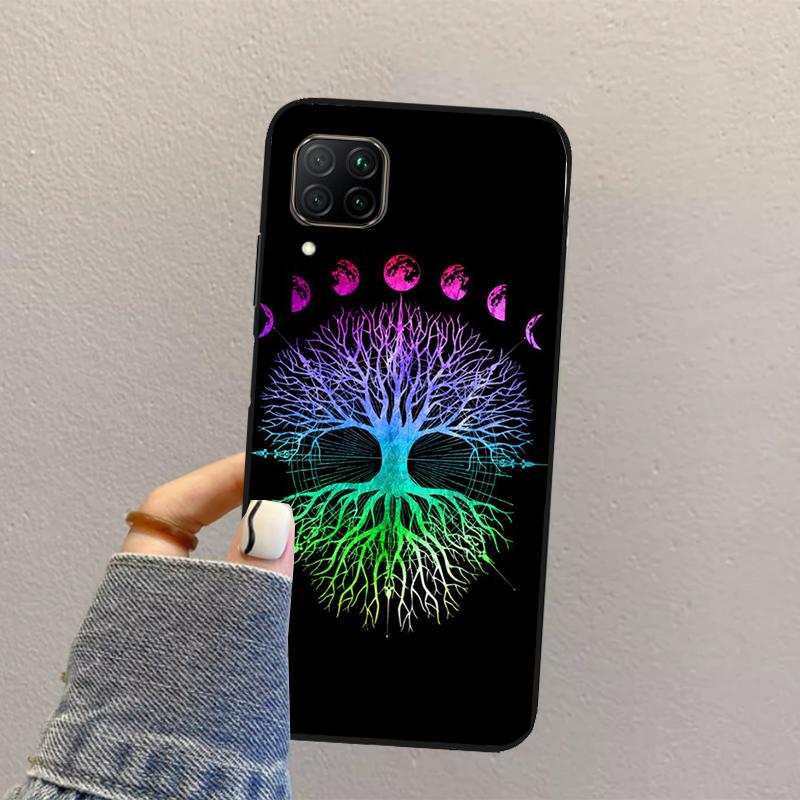 Древо Жизни Космическая Галактика Звезды Для Huawei Nova Y73 Y72 Y61 Y91 Y70 Y60 Y90 12s 12i 11i 8i 9 10 SE P30 P40 Lite P60 Pro Чехол