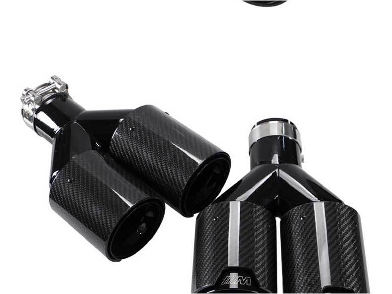 BMW Двойной карбоновый глушитель выхлопной трубы 63 мм