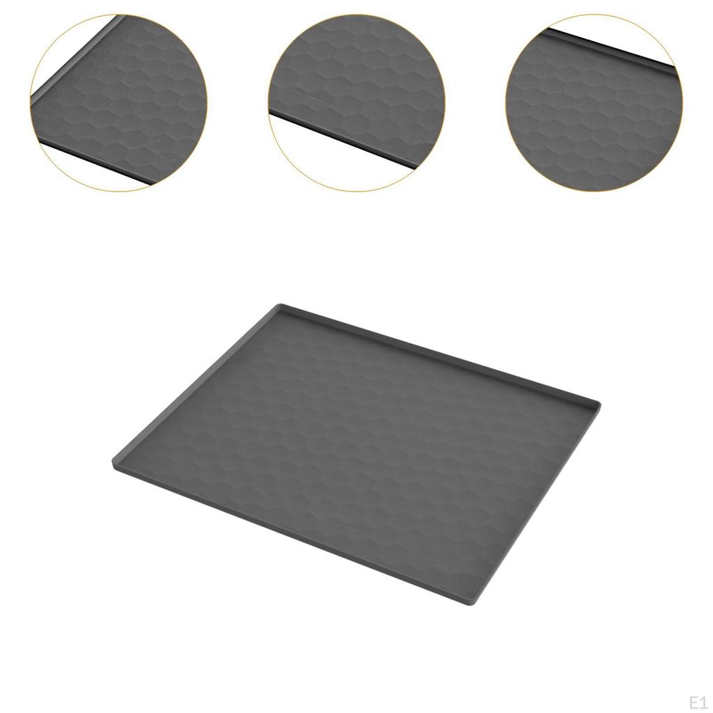 Мини-коврик для холодильника, поддон для сбора капель в морозильной камере, противоскользящий, для дома, предотвращает разливы, многофункциональный, моющийся