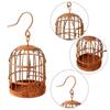1:6 1:12 Doll House Home Decoration DIY Micro Landscape Bird Cage Iron Metal