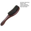 Men Beard Brush with Ergonomic Handle Nylon Boar Bristle Curved Wave Beard Straightener Brush Home Salon Men Mustache Grooming Styling Tools