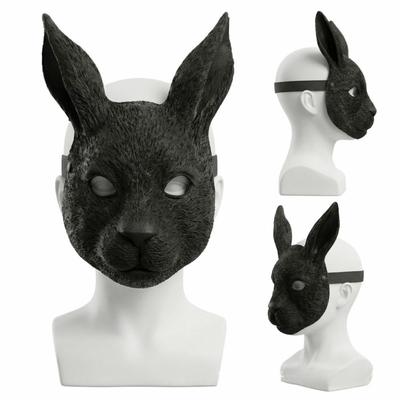 Full Face Bunny Masquerade Mask Anime Halloween Mask Funny Rabbit Mask Costume Props