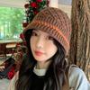 Hollow Out Knitted Beanies Hat Bohemian Style Winter Weave Cap Crochet Pullover Hat Outdoor