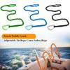 With Safety Hook Adjustable Tie Rope 4 Colors Paddle Anti Lost Ropes  for Kayak Paddles