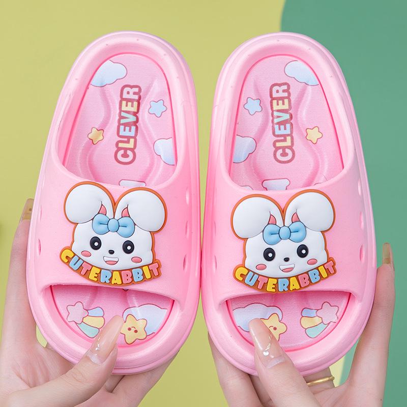 Универсальные шлепанцы из ПВХ с рисунком Four Seasons для детей - повседневные, удобные, сандалии для дома и улицы