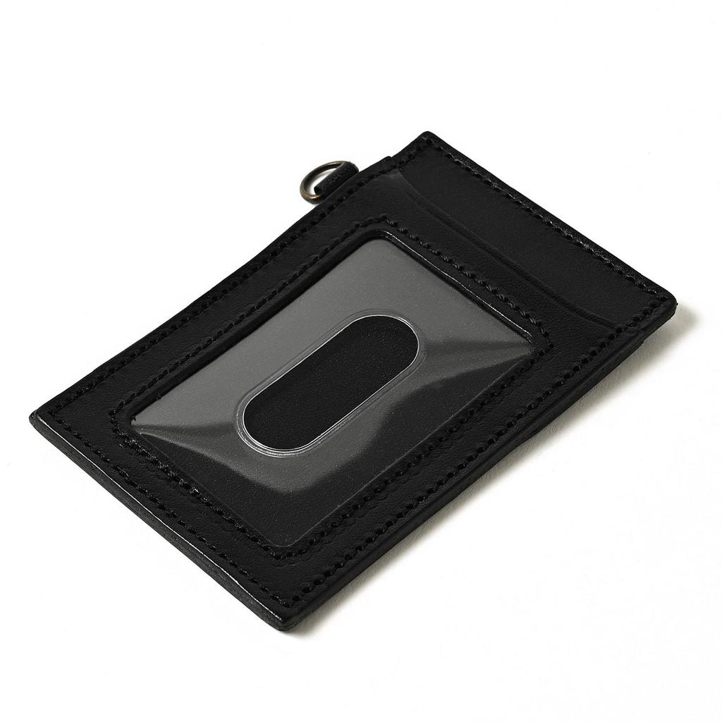 Tochigi Leather Pass Case Pass Case for Men Women Genuine Leather IC Card Thin Slim Compact Neck Hanging Brand Stylish Cute Simple Plain Present Gift