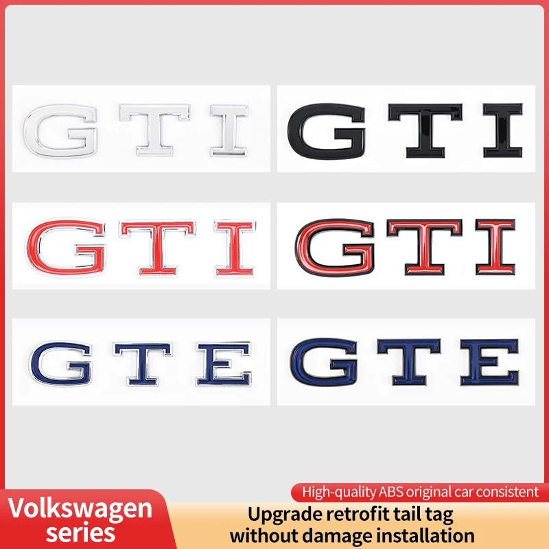 Для VW Для Volkswagen GTI/CC/V6/V8/Caddy/Jetta/Lavida специальная наклейка-шильдик на багажник из АБС-пластика серебристо-черная декоративная наклейка w