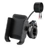 Motorcycle Phone Mount with USB3.0 Fast Charging Motorcycle Handlebar Cellphone Holder for 5-7.2inch Device