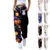 Women's Casual Fashion Sweatpants Halloween Printed Casual Pants