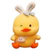Haesol Wink Duck Character Большая подушка для тела Mochi Sleeping Attachment Doll, Желтый кролик, Корейские детские товары