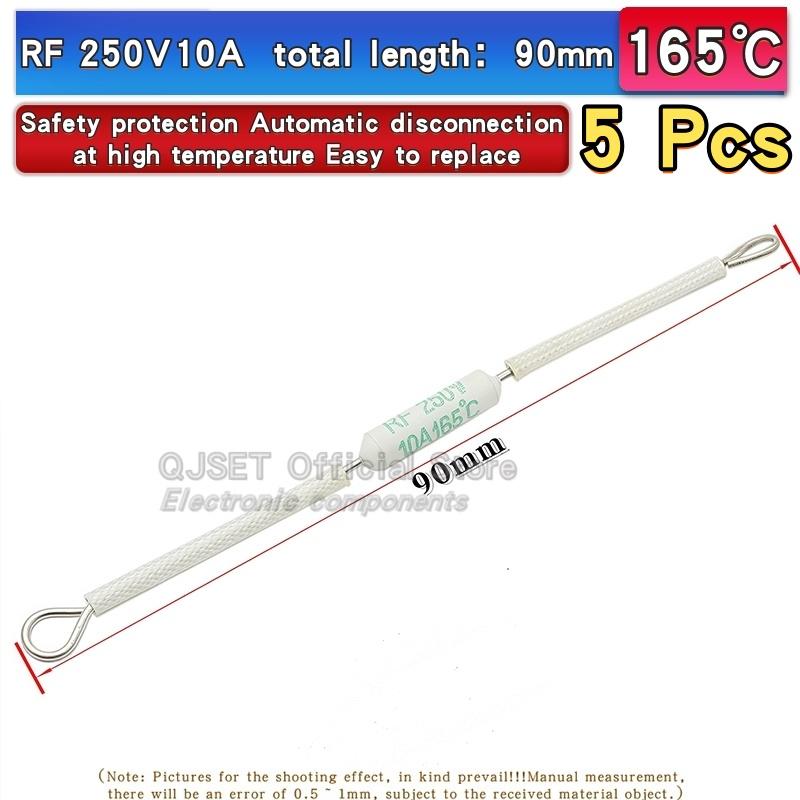 5pcs Rice Cooker RF Ceramic Thermal Fuse Accessories Resistor RF216 Degree 10A 15A 250V 20A RF165C 185C 230C 240C 130C 155C 216C Fuses4