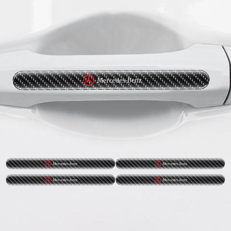 CRV1 Car Door Bowl Anti-scratch Sticker Clear Door Bowl Handle Protection Stickers For Mercedes Benz AMG W204 W205 W212 W246 GLA GLC
