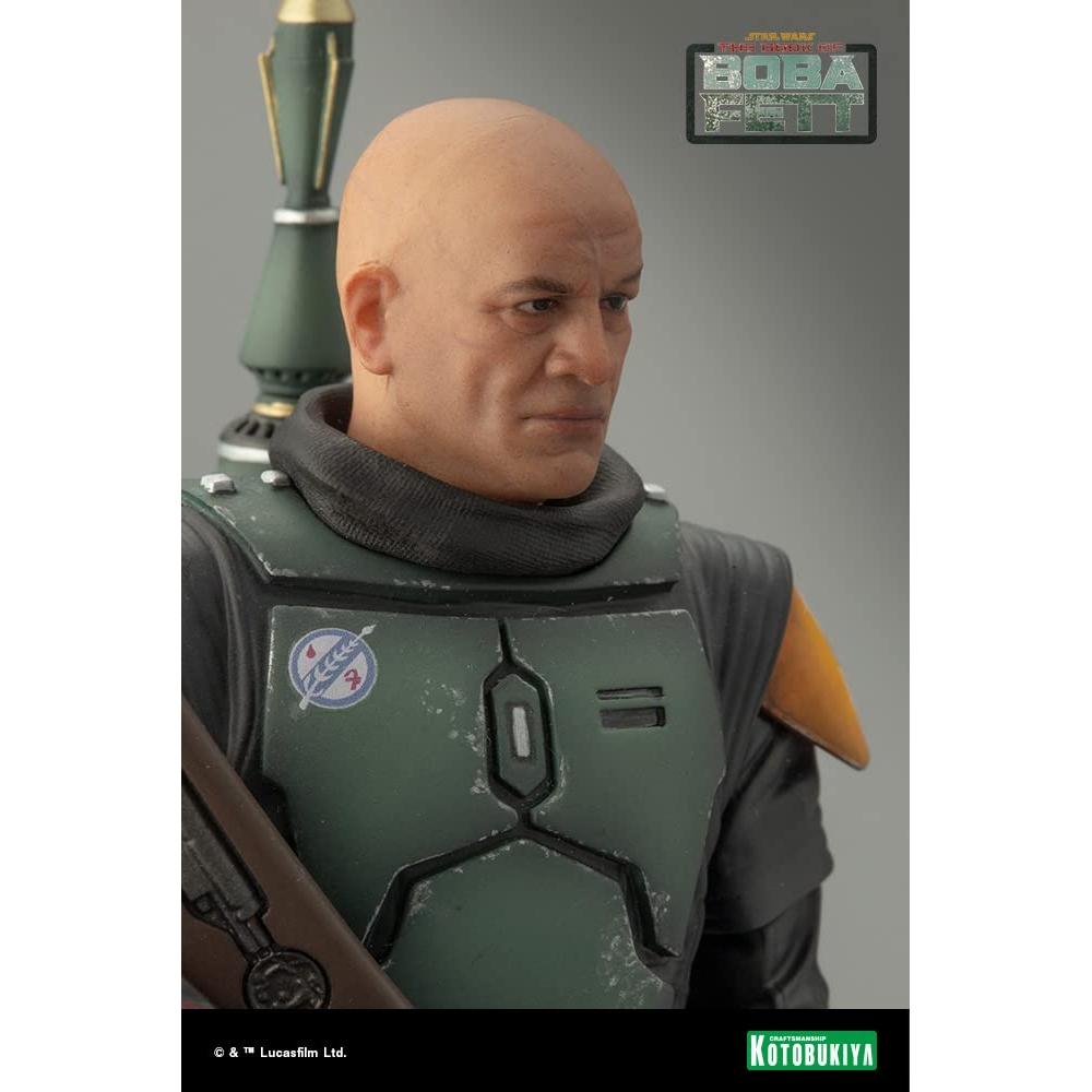ARTFX+ Боба ФеттКнига Бобы Фетта, масштаб 110, ПВХ, окрашенная, простая сборная фигурка