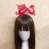 Mascot Dragon 2024 Happy New Year Headband Cartoon New Year Hairband Lovely Dragon Headband  Girl