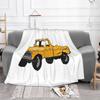School Bus Yellow 70S F Truck For Home Sofa Bed Camping Car Plane Travel Portable Blanket F100 F150 F 100 F 150 F250 F 250