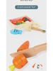 Wooden Pretend Kitchen Toy Set with Cutting Fruits & Vegetables
