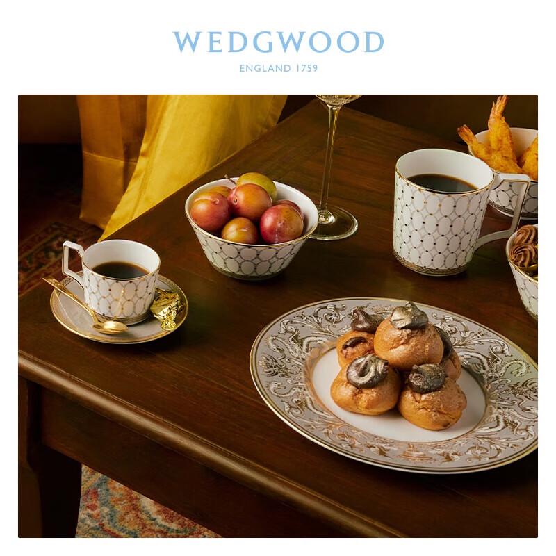 Wedgwood Golden Age Elegant Grey Mug and Saucer Set