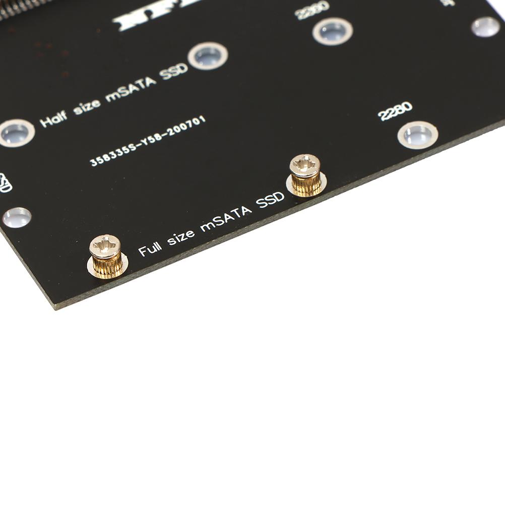 M.2 Ngff Msata SSD к адаптеру Sata 3.0 2 в 1 конвертерной карте для ноутбука