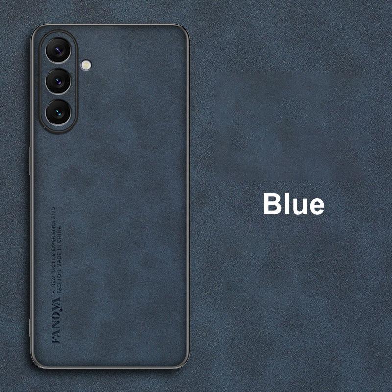 For Samsung Galaxy M56 F56 5G Case Luxury PU Leather Phone Case For Samsung F56 Back Cover Matte Silicone Full Protection Coque