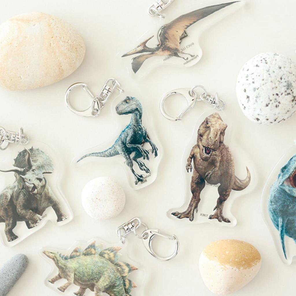 Jurassic World Keychain JURASSIC WORLD Keychain SPINOSAURUS Spinosaurus Clear [Unicon]