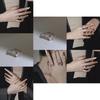 Premium Irregular Open Adjustable Agate Ring For Women In Trendy Ins Aesthetic Style