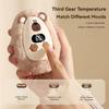 Plush Hand Warmer Winter Mini Portable Three-speed Adjustment Battery Life Long-lasting Smart Temperature Control Hand Warmer