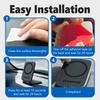 Universal Foldable Magnetic Car Air Vent Phone Holder For Volvo XC60 XC90 S60 S80 V60 C70 S40 C30 V90 V60 C40 XC40 V70