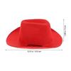 Pet Hat Cowboy Hat for Decoration 2Pcs Red Pet Costume Headwear
