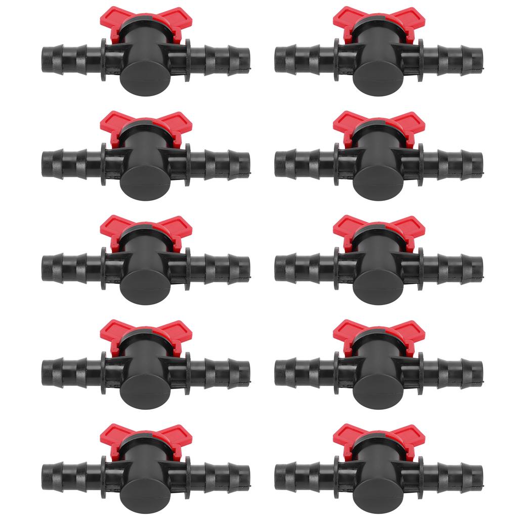 10 ШТ. 1/2 Шланговые ирригационные фитинги Ершовый линейный клапан Садовый ирригационный соединитель