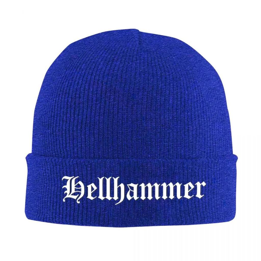 2025 Новая вязаная шапка Hellhammer Для Женщин Мужчин Унисекс Зимняя шапка Смерть Ретро 80-х Теплая шапка