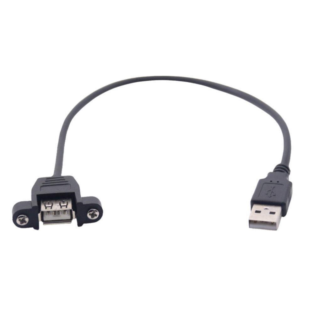 28AWG USB Extension Cable Copper Core Panel Mounting Cable Data Transfer Cable  Industrial Control
