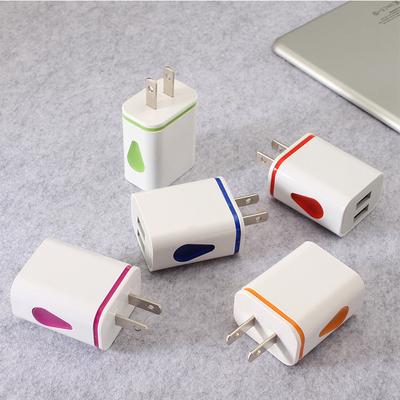 Легкий Светящийся Двусторонний Зарядник-Капля Воды Смарт USB Мобильный Телефон Универсальная Зарядная Головка 1А