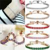 Cubic Zirconia Bracelet Bangle Beads Adjustable Handmade Charm Bracelets Women Fashion Jewelry Gifts