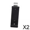 2xGarage Door Opener Clip Car Keychain Barrier Remote Visor Clips 45mm-67mm Gate Auto