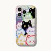 Мультяшный Милый Чехол-Котик для Samusng Galaxy S25 Ultra 5G S24 S22 S23 Plus Ultra S20 S21 FE A16 A54 A55 A35 A34 A53 A14 A32 Чехол
