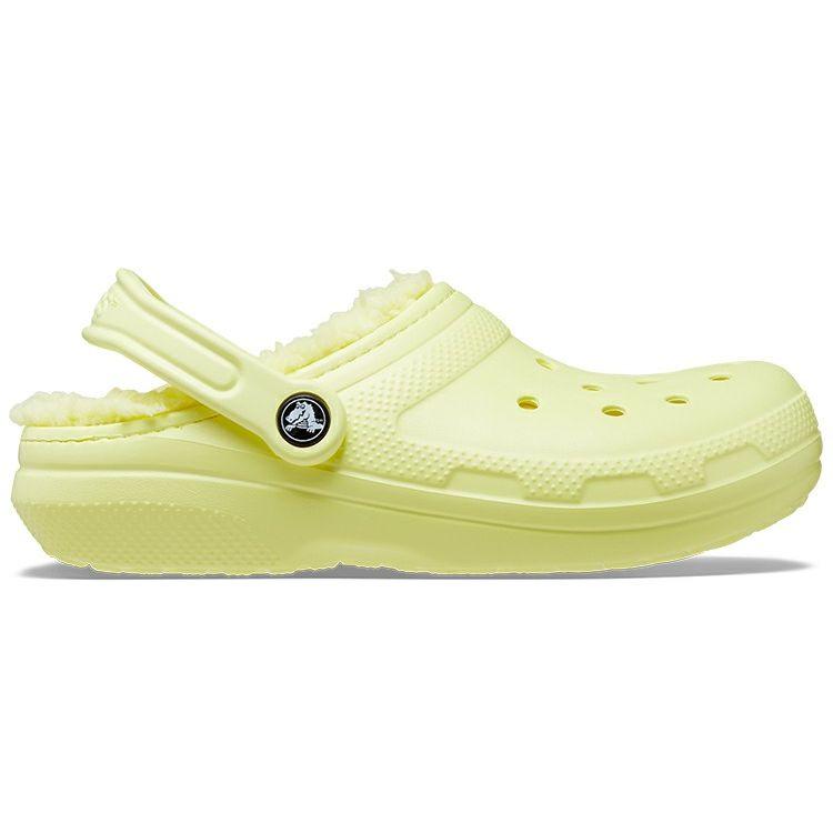 Crocs Classic Clog EVA Fashion Round Toe Hole Shoes Unisex Clogs Iris-Yellow 203591-75U