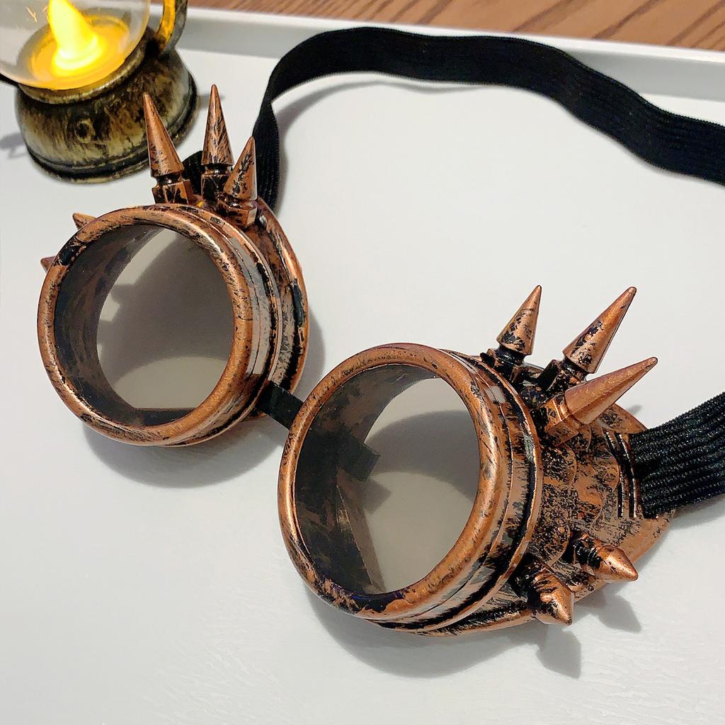 Ретро-панк-стиль паровых очков для декора на Хэллоуин, подарков на вечеринку, стильных солнцезащитных очков для косплея