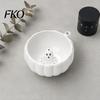 Ghost Face Berry Bowl Halloween Swirl Bowl, Center Wash with 360 Degree Rotating Vortex Handmade Tableware Spin Function, PLA Fruit Strainer