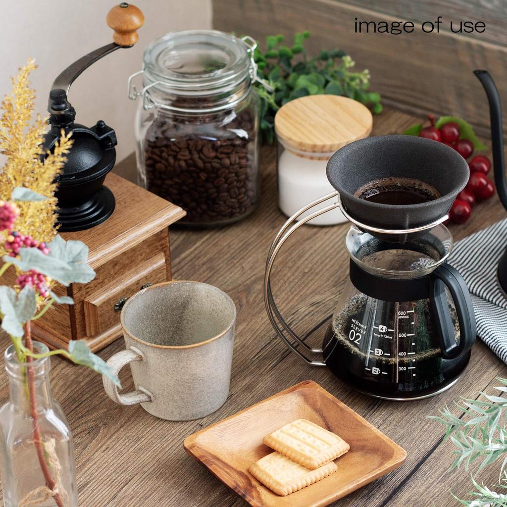 Toyo Ceramics Arita Ware Coffee New Ceramic Filter Diameter X Eco Made In Filter, (Small), Approx. 10.7cm 5.5cm Height, Dripper, Japan, NS-02