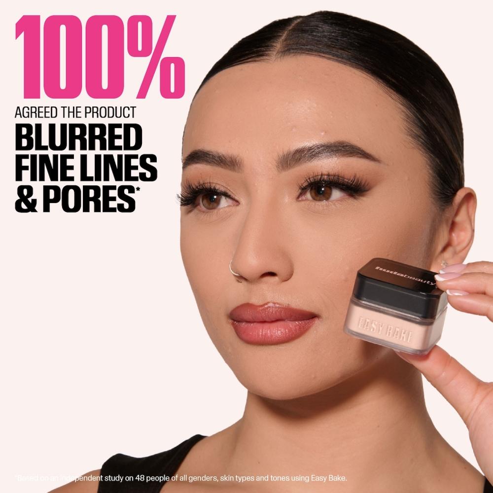 Huda Beauty Мини-пудра для запекания и фиксации Easy Bake 0,21 унции 6 г Peach Pie Средний/Загорелый с теплыми подтонами