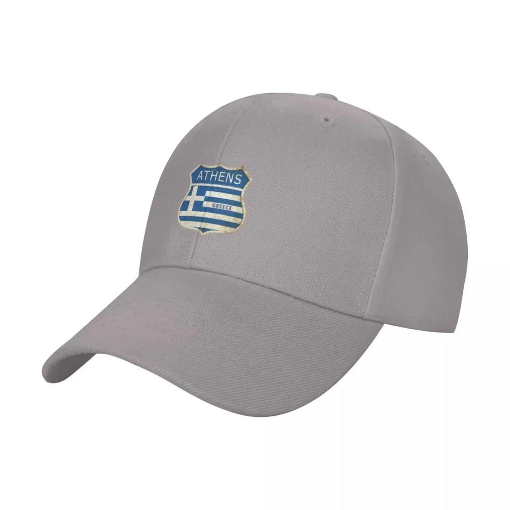 New Athens Greece coat of arms flag design Baseball Cap Rave Streetwear party Hat Women s Unisexs
