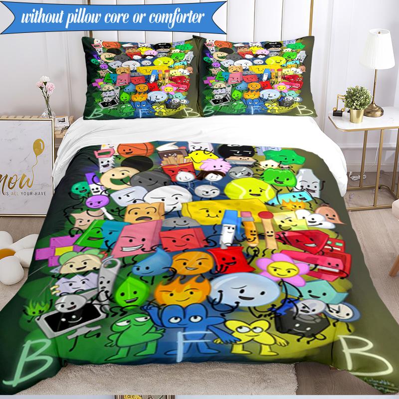 Colorful Dream Island Collage 3pcs K-pop music group Bedding set,Ideal for Bedroom, Dormitory,Including Duvet Cover And 2pcs Pillowcases,Fan gifts