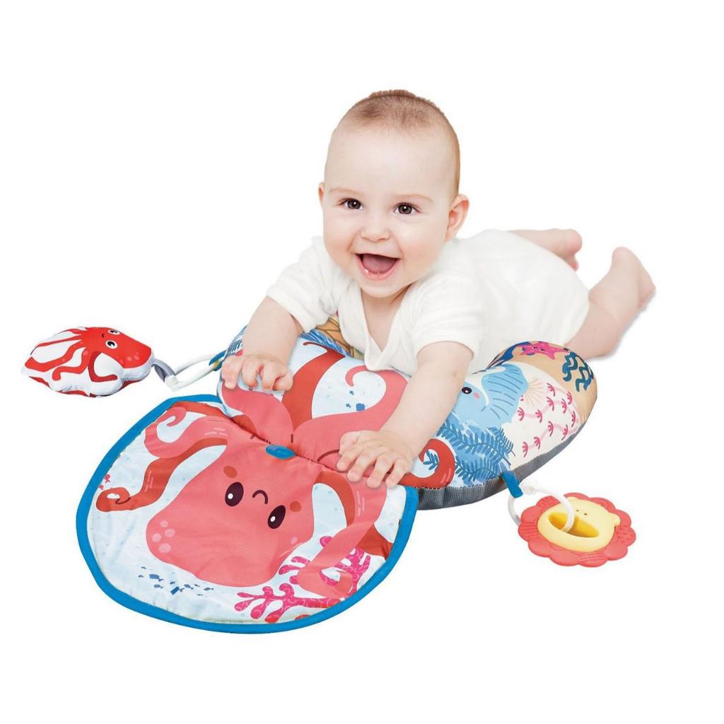 Baby Tummy Time U-Shaped Pillow for Newborn Head Lifting and Crawling Practice