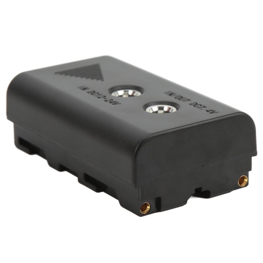 Dummy Battery with DC 7.4V Elbow Power Cable for Sony NPF550 NPF570 NPF970 Monitor Parts