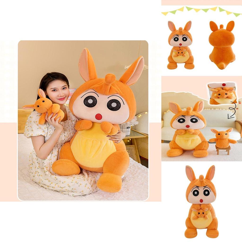 Adorable Kangaroo Plush Toy Doll Perfect Gift For Girls Rabbit Plush Fur Ages 7-14