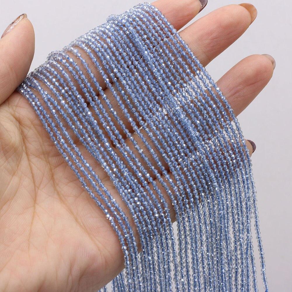 5 прядей, бусины из натурального камня с кристаллическим покрытием, цветные граненые маленькие бусины для изготовления ювелирных изделий, сделай сам, ожерелье, браслет, серьги, аксессуар