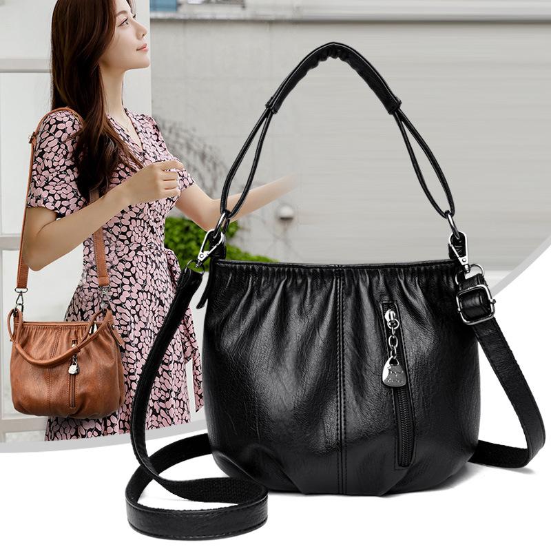 Новая сумка через плечо для женщин Сумка через плечо для женщин Сумка через плечо для женщин Ретро универсальная сумка для мам в европейском и американском стиле