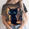 Fashion T-shirt Butterfly 3d Print Slim Fit Casual Short Sleeved Shirt T-Shirts Women’s