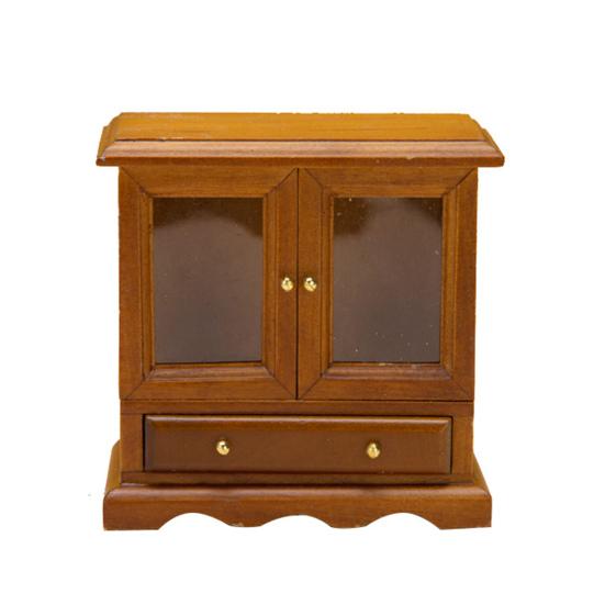 Tiny Storage Cabinet DIY Photo Props 3D Durable 1:12 Dollhouse Scene Decoration Bookcase Micro Landscape Furniture